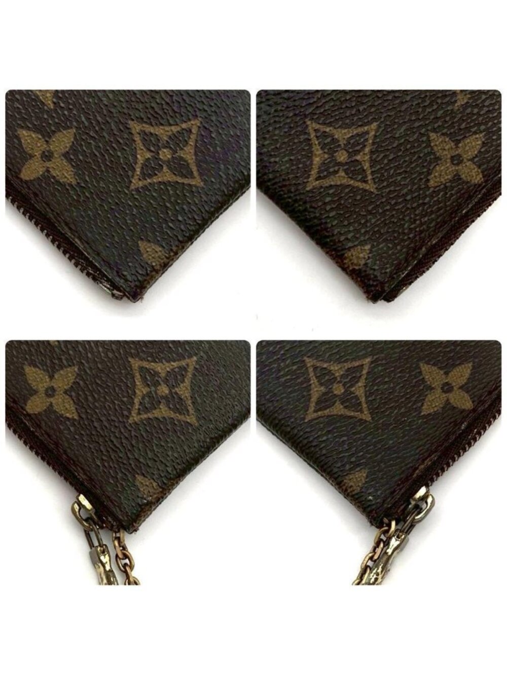 ★SOLD★ Louis Vuitton Pochette Cles Monogram Coin Case Key Purse - Picture 6 of 8